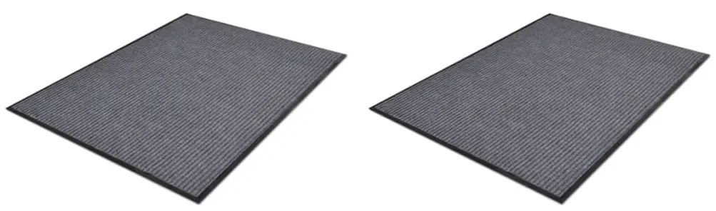 Zerbini İn Pvc 2 Pz Grigio 90x60 Cm /