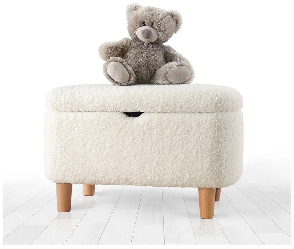 Pouf bianco per bambini Moouv - Artie