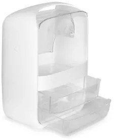 Spazioso organizzatore di cosmetici 36 x 18 x 26 cm - bianco