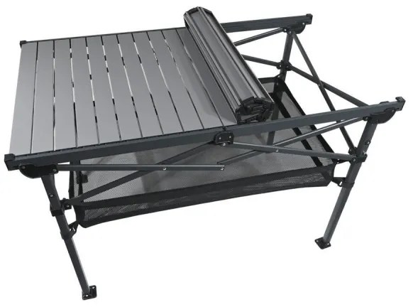 Tavolo da campeggio pieghevole 118x70 cm antracite