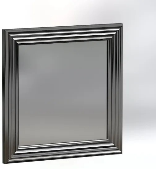 SET 3x Specchio da parete OTTO 40x40 cm argento