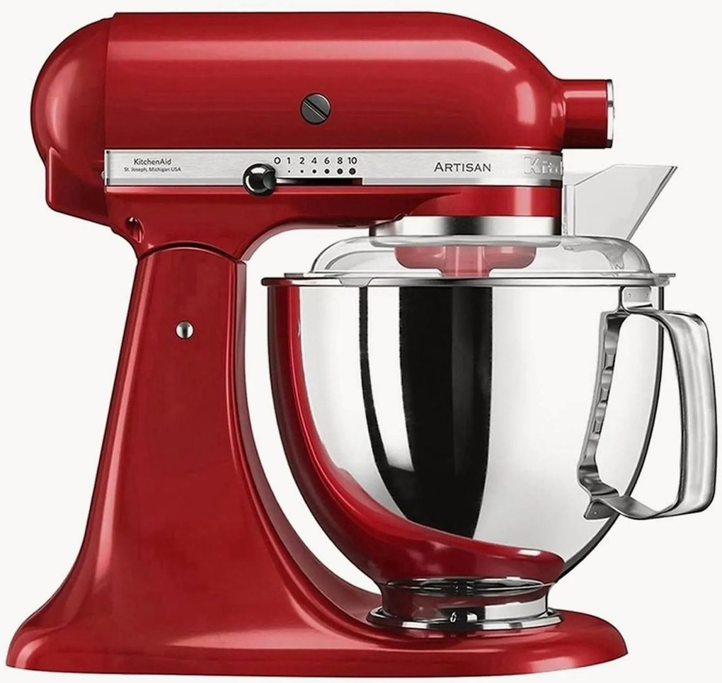 Robot da cucina Artisan Empire Red, 4,8 l, set da 8
