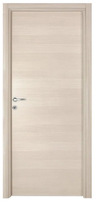Porta interna a battente Sea in MDF colore ecru, L 90 x H 210 cm, apertura reversibile