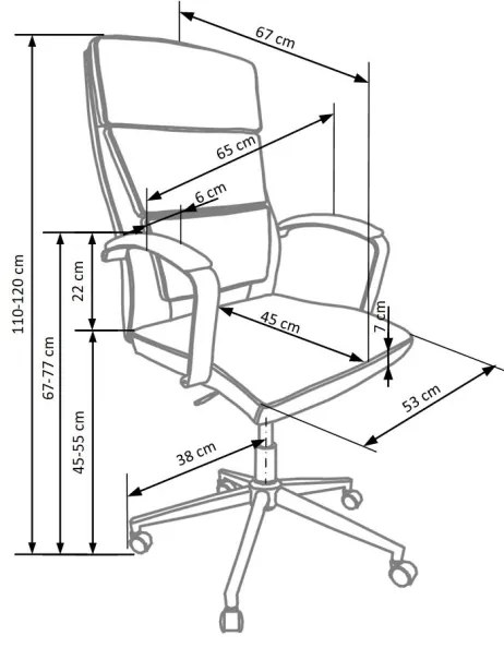 Sedia da ufficio FANU bianca