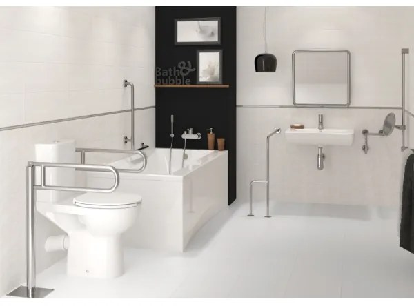 Cersanit K98-0002 - Sedile WC per persone con disabilità ETIUDA