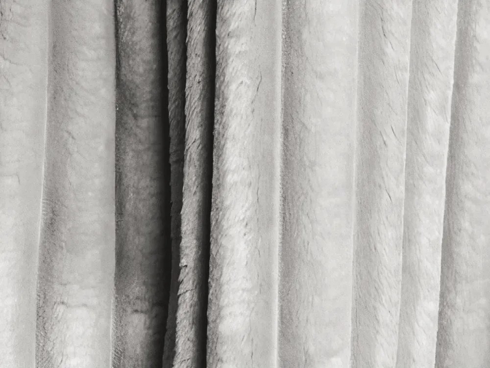 Divano grigio chiaro allungabile/con contenitore con rivestimento in velluto a coste 266 cm Kini – Makamii