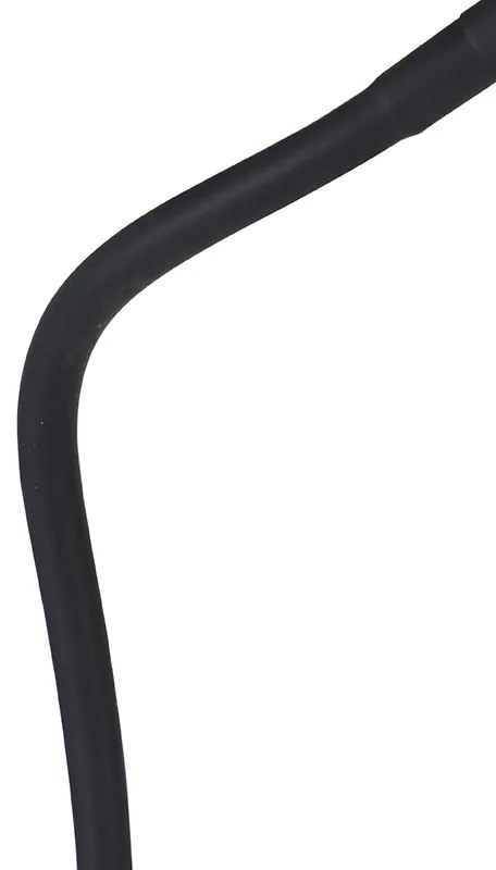 Lampada da terra nera con LED dimmerabile a 5 livelli in Kelvin - Botot