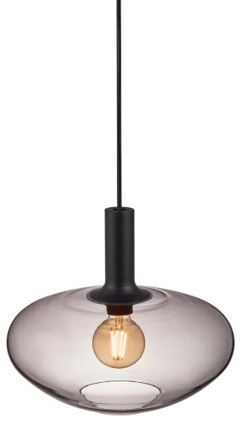Nordlux - Lampadario a sospensione con filo ALTON 1xE27/60W/230V nero