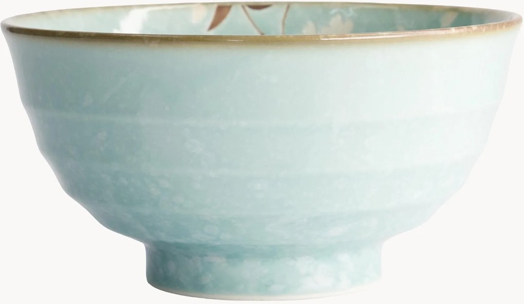 Set di 4 ciotole in gres Sakura