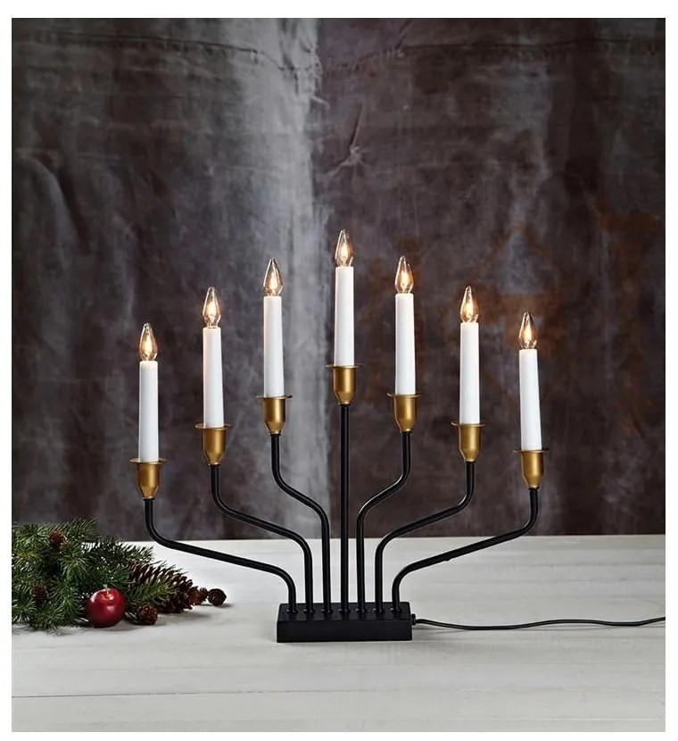 Decorazione luminosa natalizia nera Brosa - Markslöjd