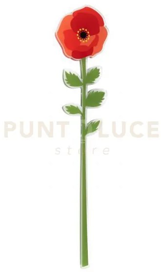 Funny flowers, fiore in plexiglas papavero grande