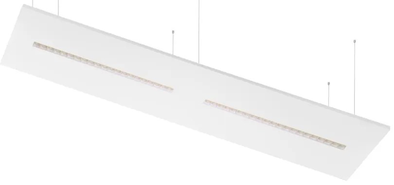 Pannello LED Sospeso 120x30 28W/36W/42W CCT CRI92 con driver Philips Colore Bianco Variabile CCT, Potenza 28W