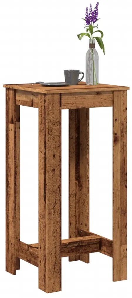 Tavolo Da Bar Legno Antico 51x50x103,5 Cm İn Legno Multistrato /