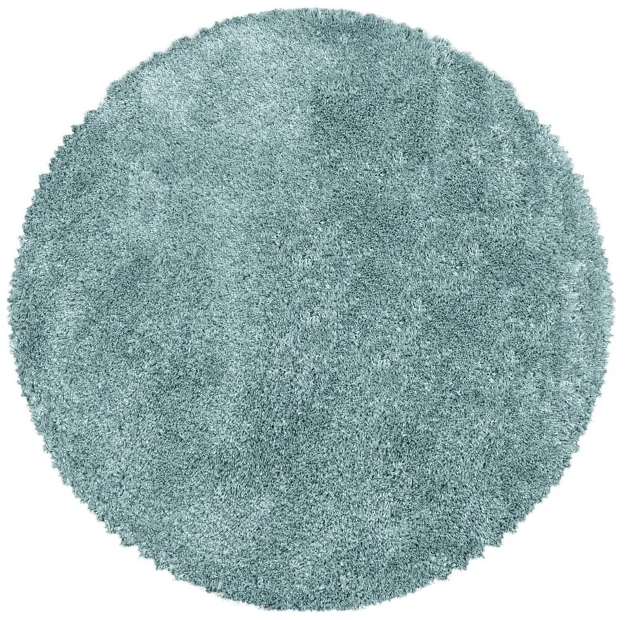Tappeto rotondo blu ø 200 cm Fluffy - Ayyildiz Carpets
