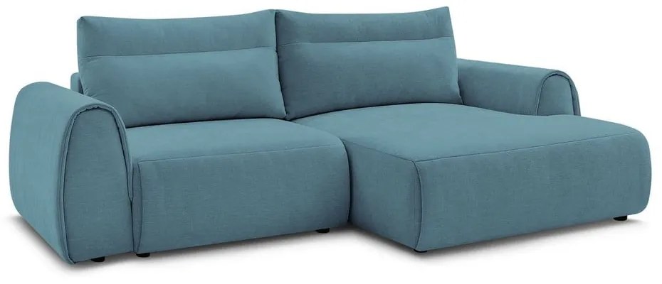 Divano angolare blu Aden – Bobochic Paris