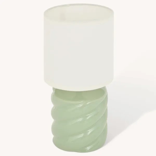 Atmosphera - Lampada da tavolo NOLY 1xE14/40W/230V verde