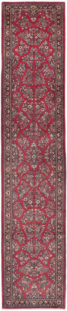 Sarouk Tappeto 80 x 420 (Iran) Annodato A Mano