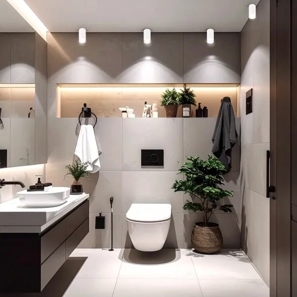 Brilagi - Luce Spot da bagno SELE 1xGU10/30W/230V IP44 bianco