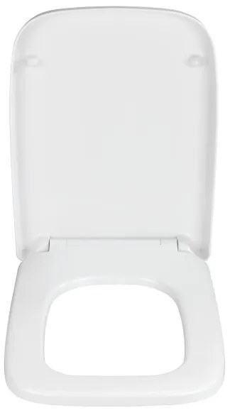 WENKO 24334100-Sedile per WC EXCLUSIVE 46,5x37 cm bianco/argento