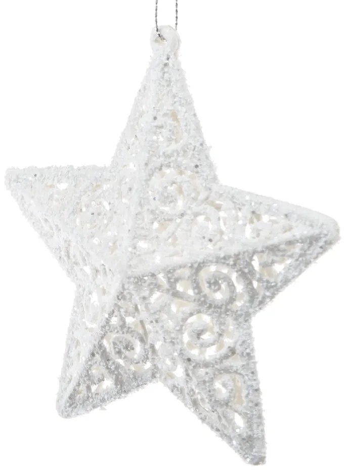 Decorazione per albero di natale in plastica 11,5 cm Star – Dakls