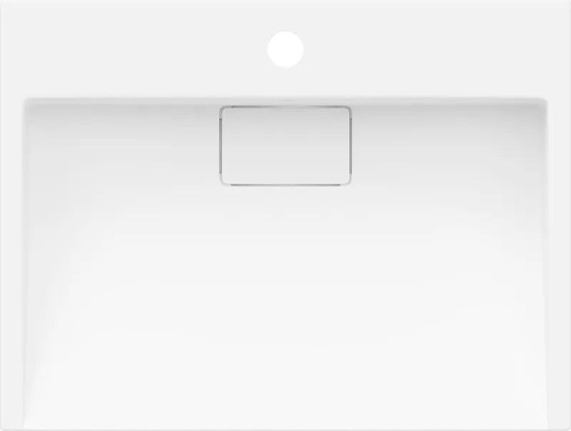 Mexen Ava lavabo da appoggio in conglomerato 1/O 50 x 38 cm, bianco - 23015001