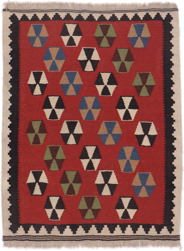 Kilim Tappeto persiano 140x110 (Iran) Tessuto A Mano