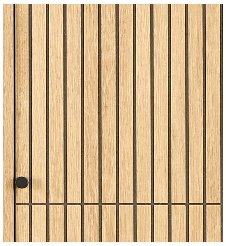 Armadio effetto rovere in colore naturale 51x200x60 cm Albany - Actona