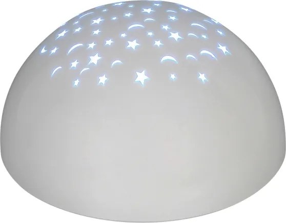 Rabalux 1470 - Luce LED RGB notturna LINA LED/0,5W/3xAA