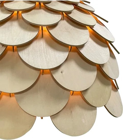 Lampadario sospeso a cavo BURGO 1xE27/60W/230V diam. 50 cm