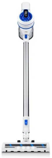 Niceboy ION Hurricane H5- Aspirapolvere a batteria 2in1 150W/2200 mAh bianco/blu