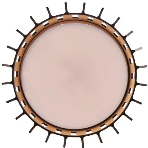 Nordlux - Plafoniera da esterno ALUDRA 1xE27/15W/230V marrone