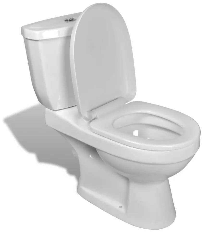 Toilette Con Cisterna Bianca /