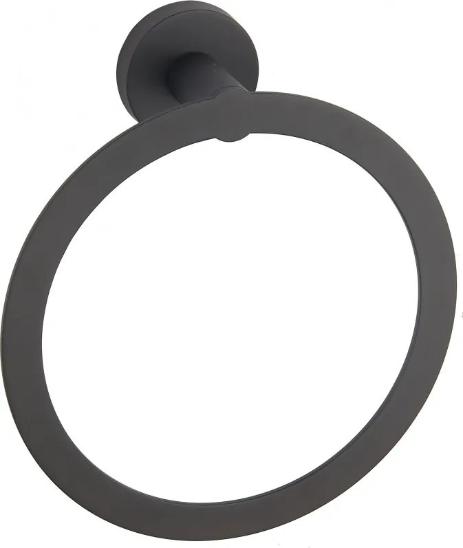 Mexen Tiber appendiabiti per asciugamani, nero - 7050532-70