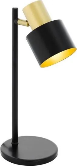 Eglo 79375 - Lampada da tavolo FIUMARA 1xE27/60W/230V nero/oro