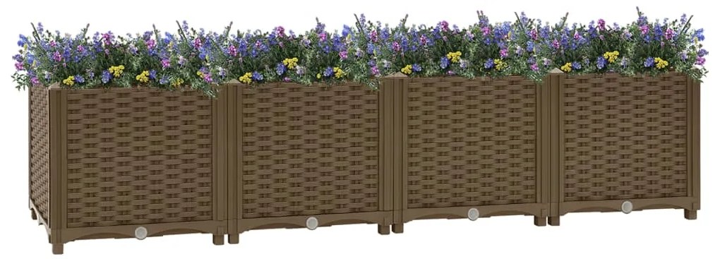Fioriera Rialzata 160x40x38 Cm İn Polipropilene /