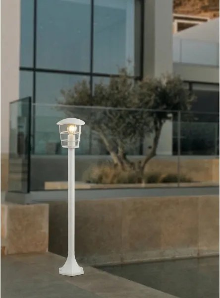 Eglo 18799 - Lampada LED da esterno ALORIA 1x E27/8,5W/230V IP44 bianca