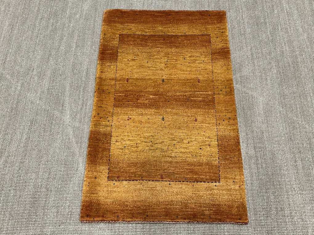 Loribaft Tappeto persiano 140 x 90 Giallo (Iran) Annodato A Mano