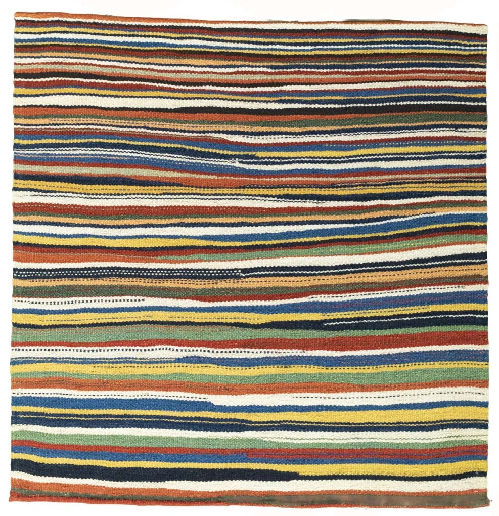 Kilim Tappeto 100x100 (Iran) Tessuto A Mano