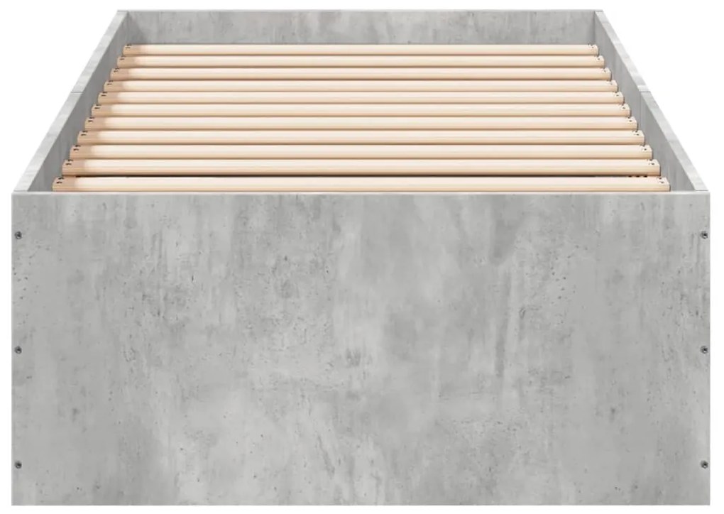 Giroletto grigio cemento 90x200 cm in legno multistrato