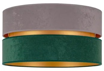 Duolla - Plafoniera DUO 1xE27/15W/230V diametro 40 cm grigio/verde/oro