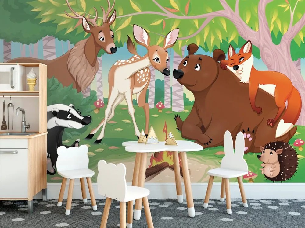 Carta da parati – Orso e i suoi Amici