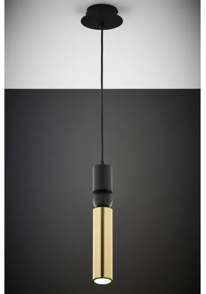 Jupiter 2006 - Lampadario a sospensione con filo ALAS 1xGU10/10W/230V oro/nero