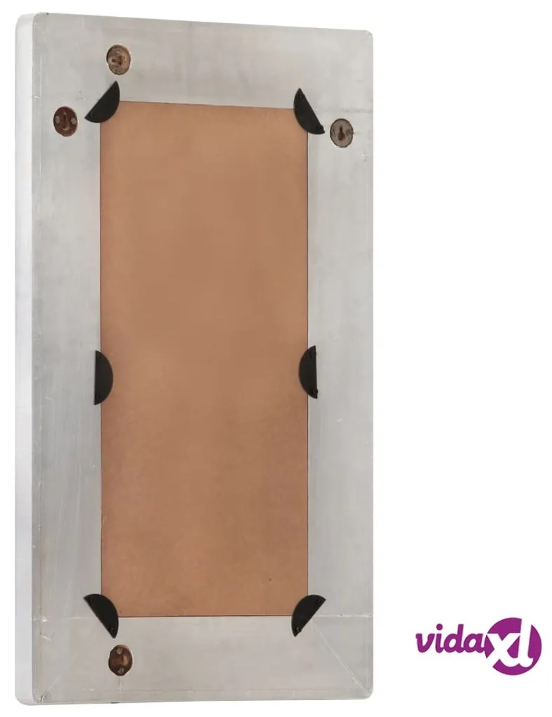 vidaXL Specchio Stile Aviatore 80x50 cm in Metallo
