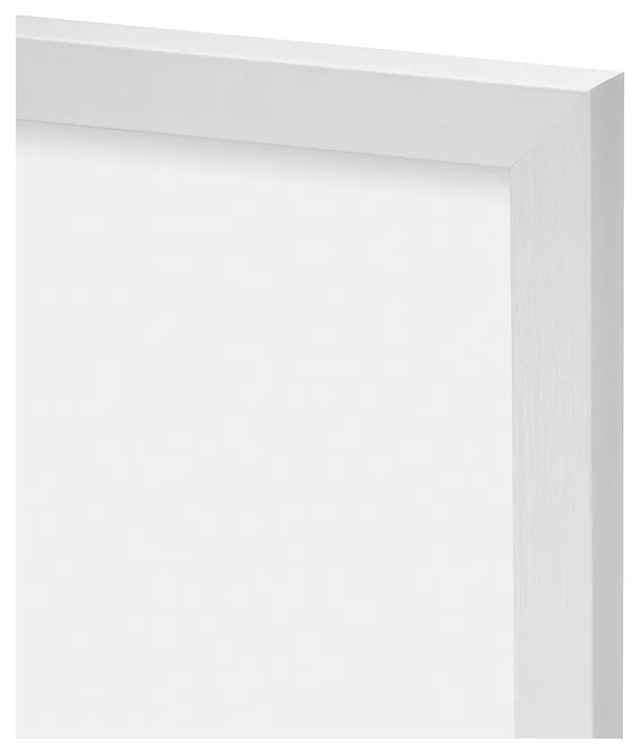 Cornice da parete in plastica bianca 48x32 cm - knor