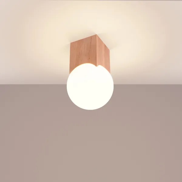 Sollux SL.1407 - Faretto SOLIS 1xG9/8W/230V faggio