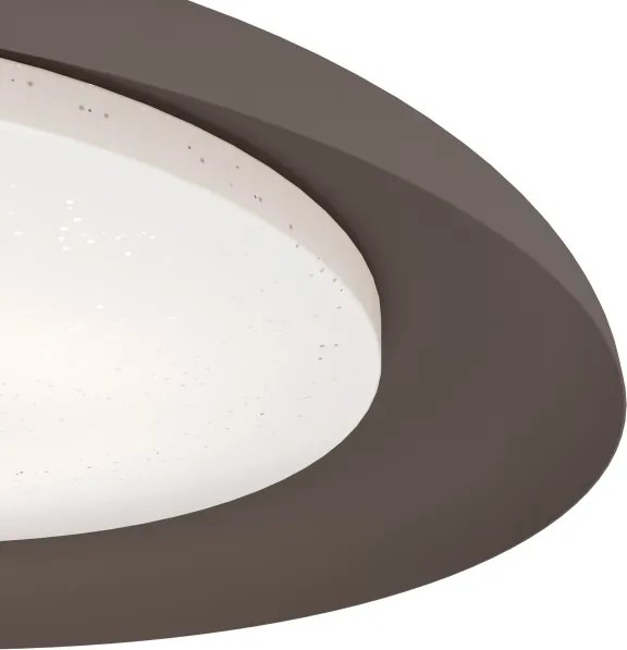 Eglo 99704 - Plafoniera LED PENJAMO LED/17,1W/230V marrone