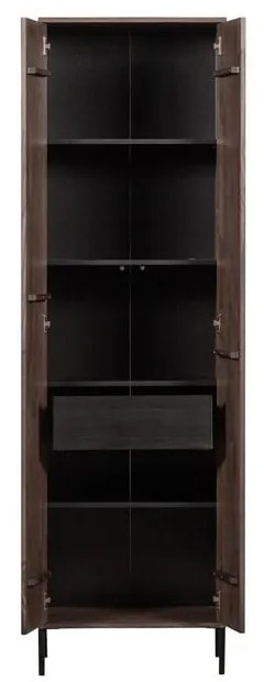 Armadio marrone con effetto frassino 60x210x42 cm Gravure – WOOOD