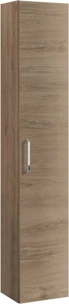 Colonna per mobile bagno Noa 1 anta P 27 x L 30 x H 160 cm rovere nabucco