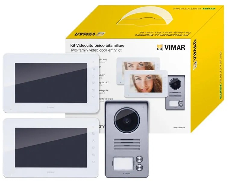 Videocitofono con filo ELVOX VIMAR K40911 2 fili