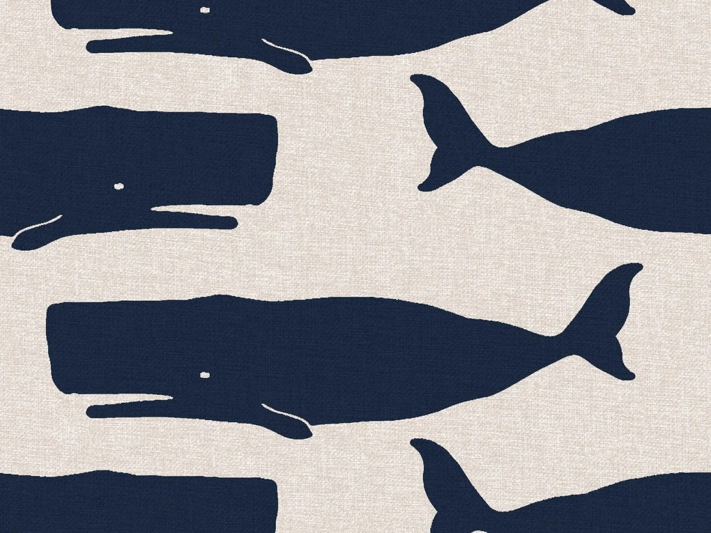 Nautilus collezione di cuscini in varie fantasie stile marino in tessuto impermeabile balena